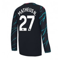 Maglie da calcio Manchester City Matheus Nunes #27 Terza Maglia 2023-24 Manica Lunga